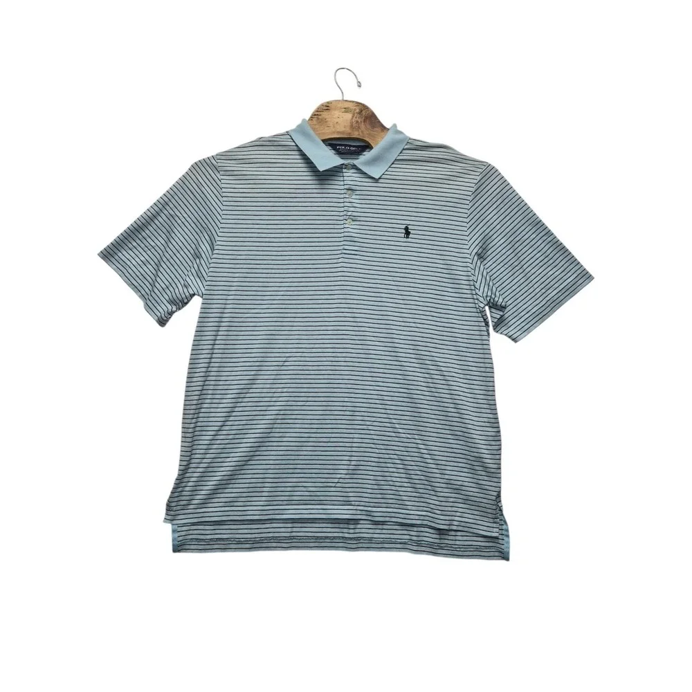 Polo Ralph Lauren Golf Polo Size XL Men's Striped Shirt 100% Pima Cotton